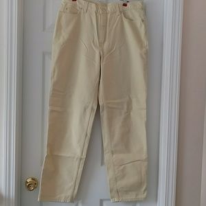 Beautiful yellow Lands' End jeans